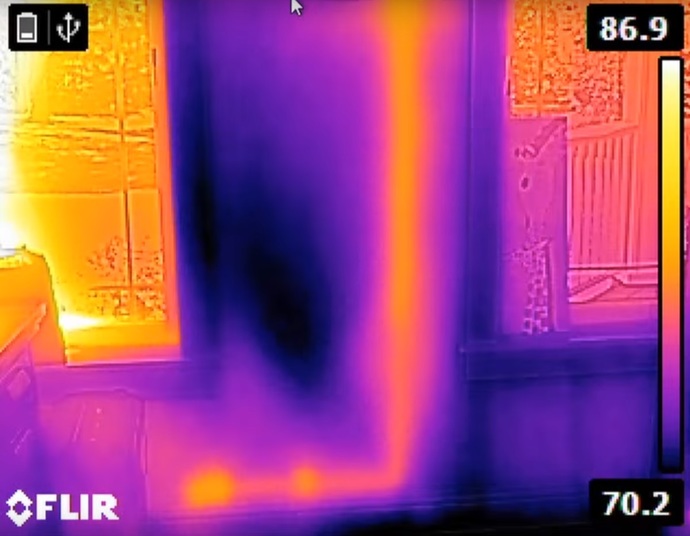 Flir E8 Съемка