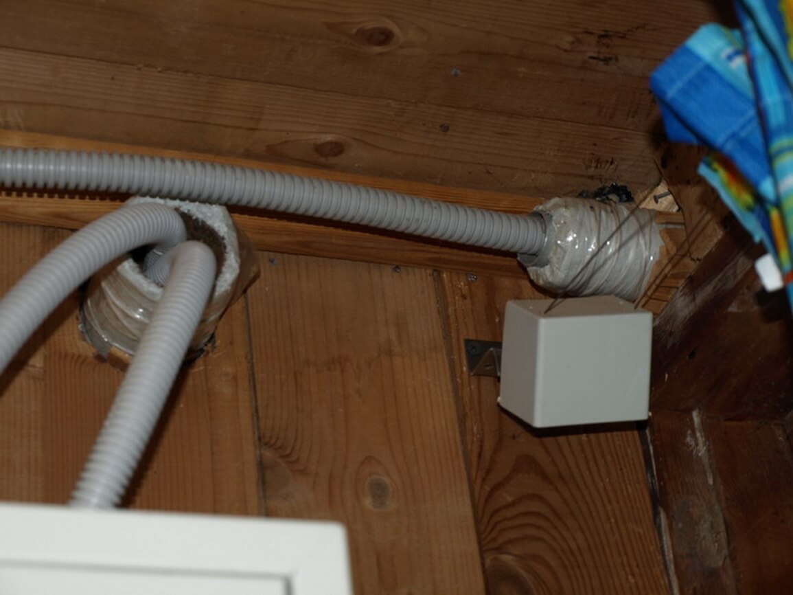 Вводной кабель внутри дома